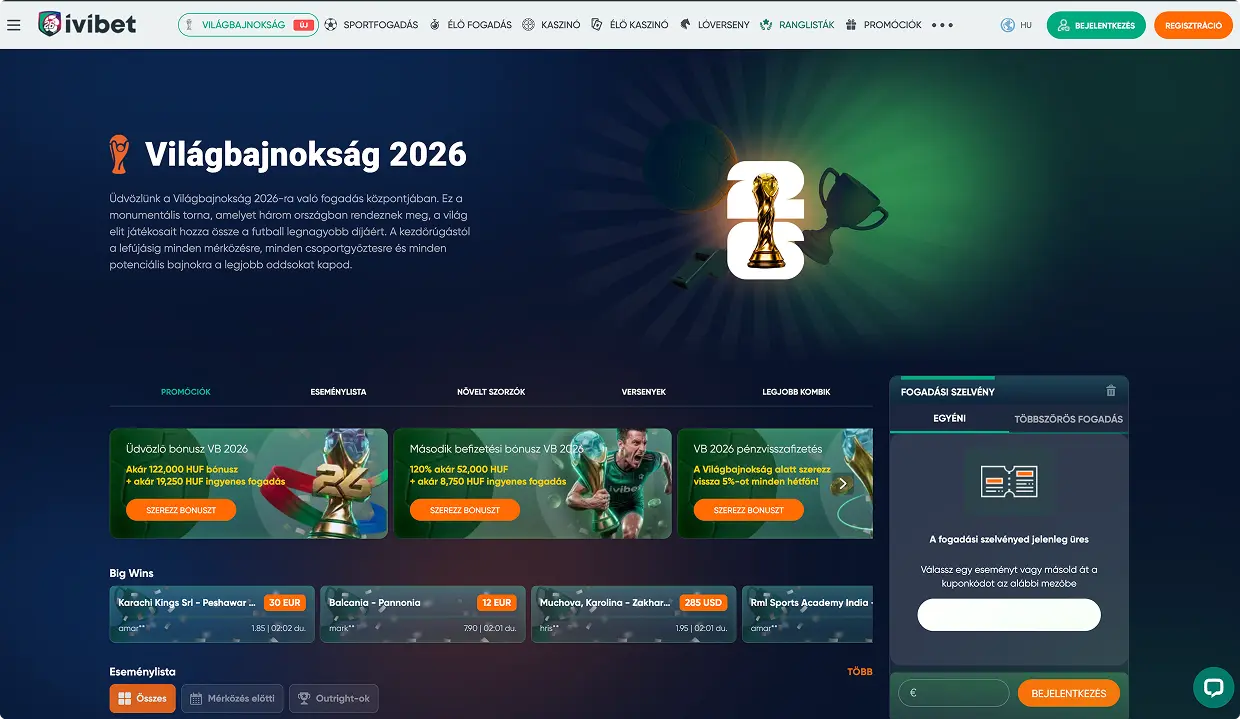 IviBet Bónuszajánlatok